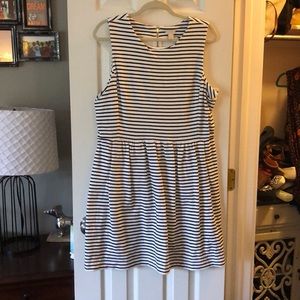 Striped JCrew Dress XL